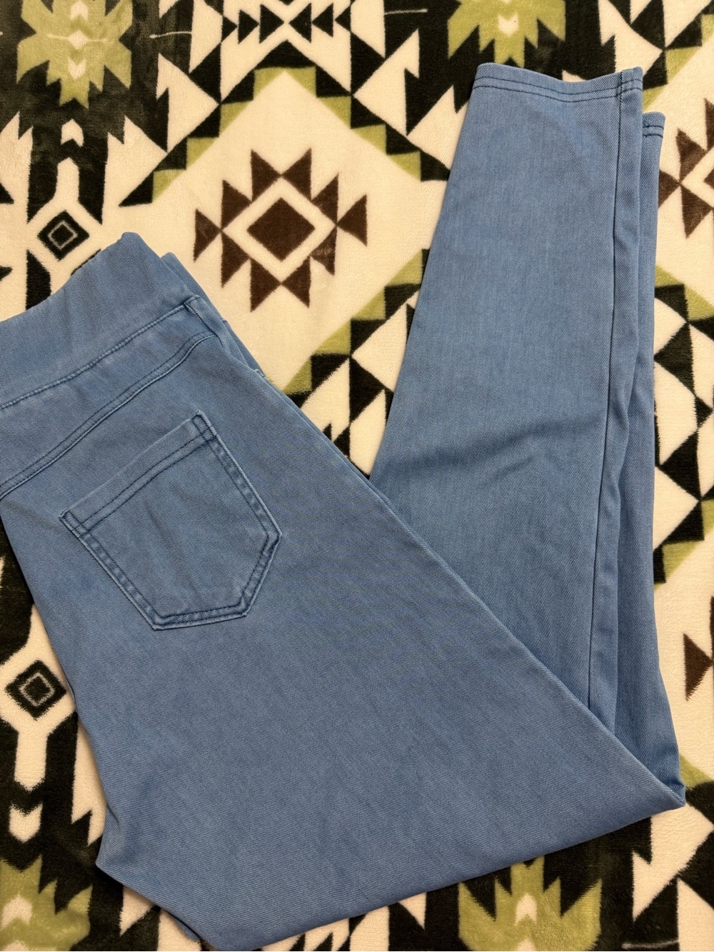 Skinny Stretch Jeans in Light Blue